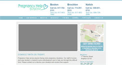 Desktop Screenshot of pregnancyhelpboston.org