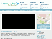 Tablet Screenshot of pregnancyhelpboston.org